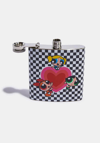 Better Together Checkered Flask