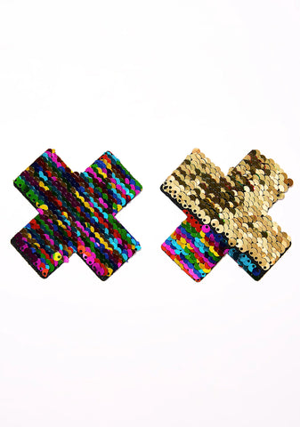 Rainbow X Sequin Pasties