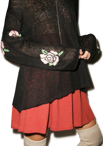 Painting The Roses Roadie Sweater - Black