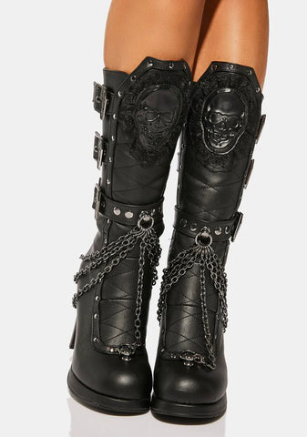Crypto-67 Heeled Boots