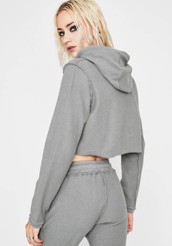 Switchin' Up Crop Hoodie