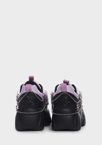 Blackberry Psycho Charm Trainers