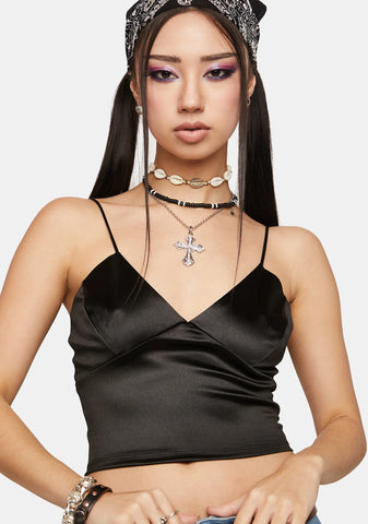 Noir So Delicate Cami Crop Top