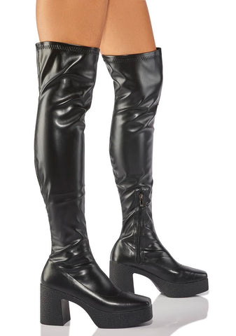 On A Mission Thigh High Boots