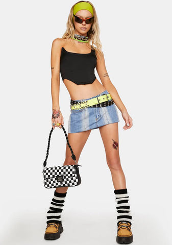 Don't Tell Me One Shoulder Crop Top