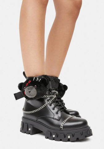 Night Hallucination Scares Teddy Bear Boots