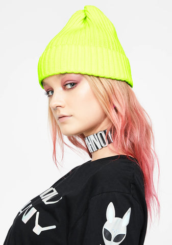 Winter Party Neon Beanie
