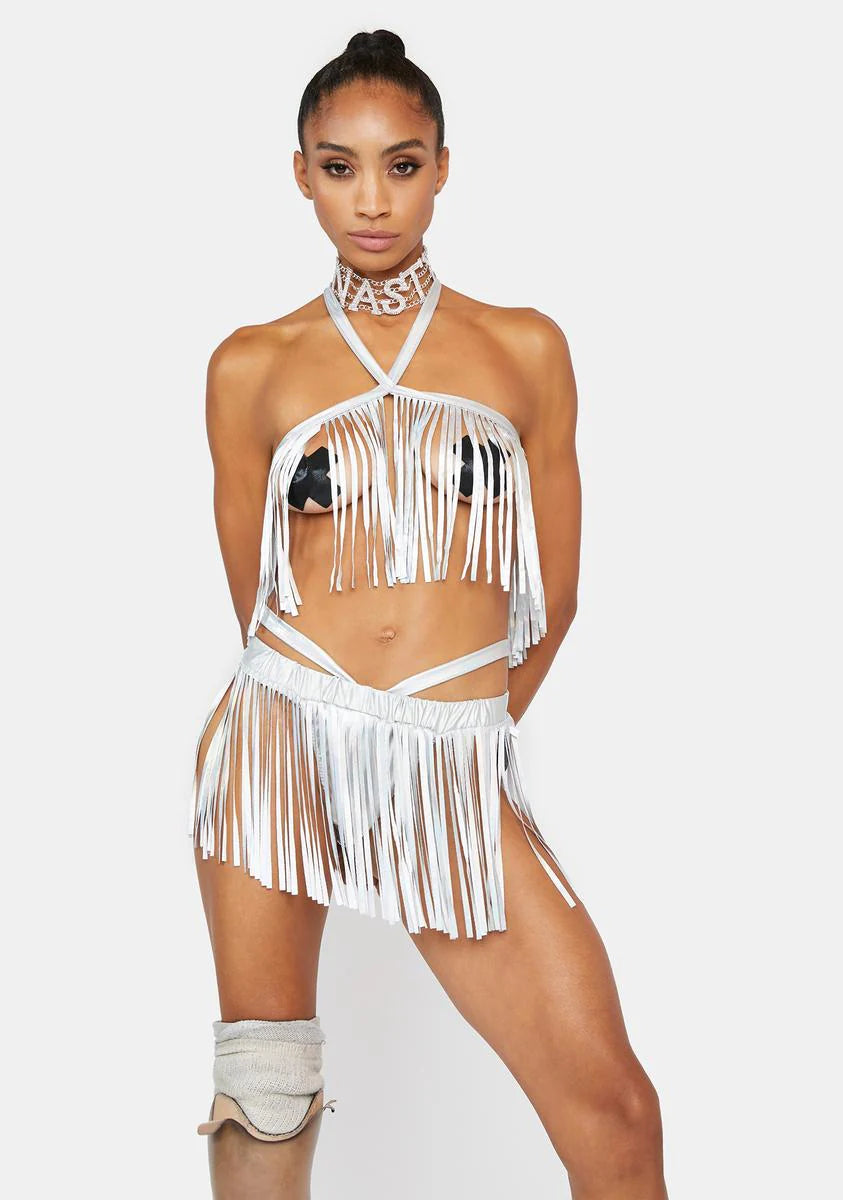 Chrome Wild For U Fringe Set