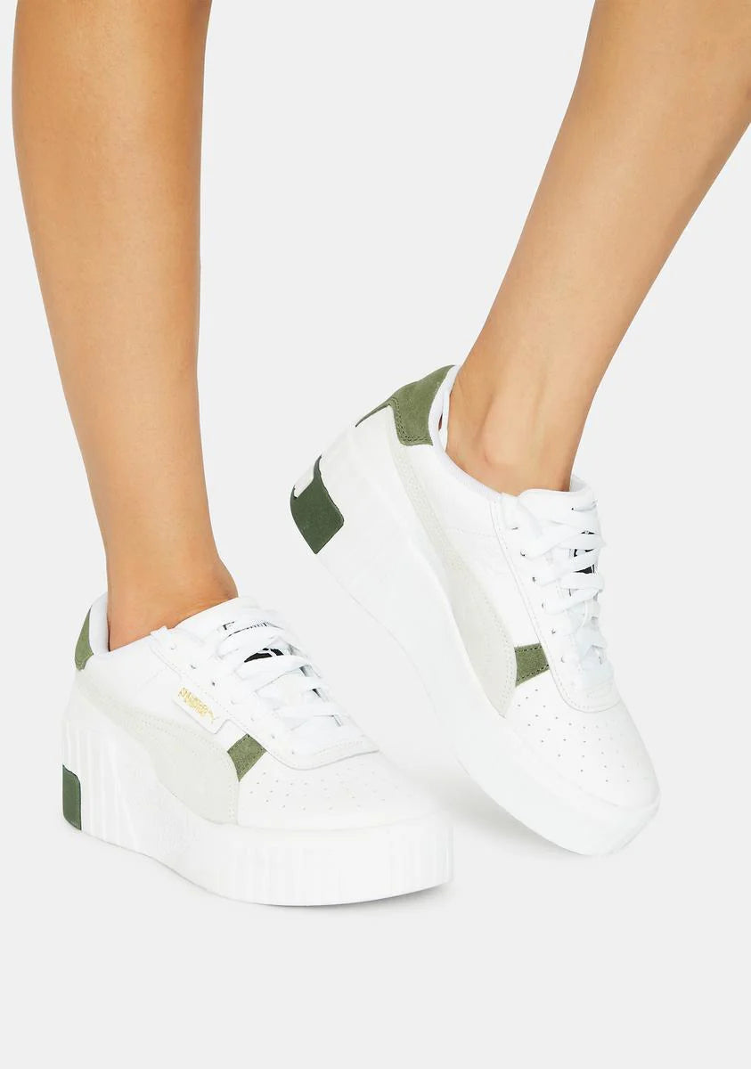 Cali Wedge Mix Sneakers
