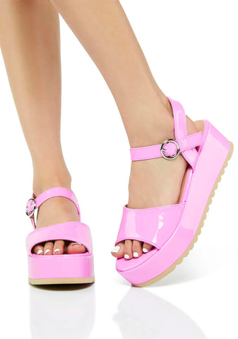 Jump Out Platform Sandals