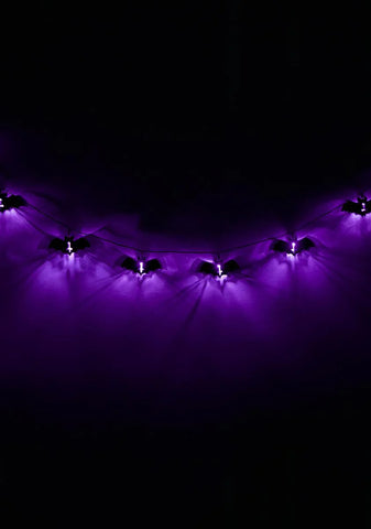 Grave Religion Bat String Lights
