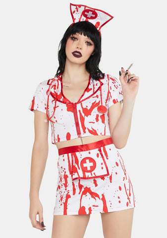 Nurse Of Death Costume Set