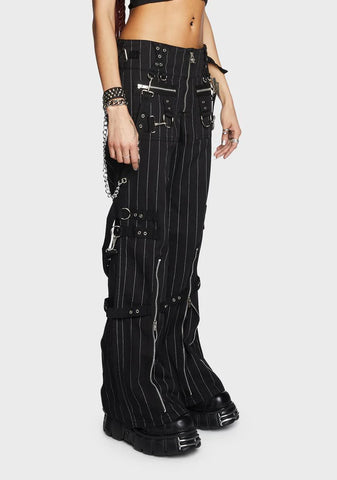 Pinstripe Super D-Ring Pants