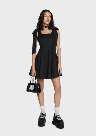 Noir Pure Intentions Mini Dress