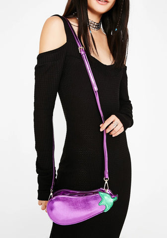 Eggplant Crossbody Bag
