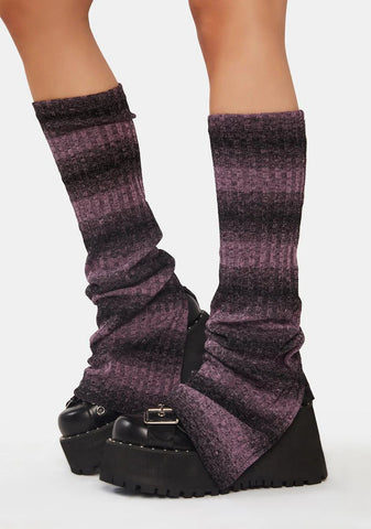 Daily Striped Leg Warmers