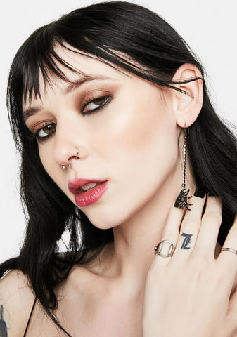 Bitten Luck Spider Drop Earrings