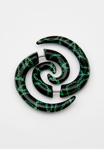 Spoiled Rotten Swirl Earrings