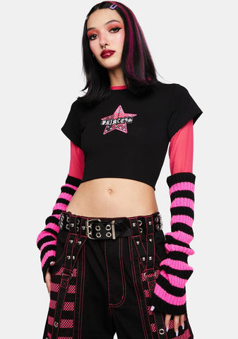 Black Vinyl Double Grommet Belt