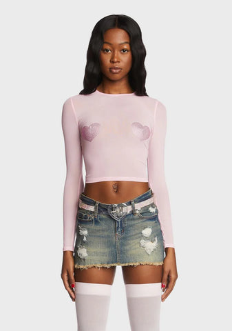 Rising Pulse Crop Top