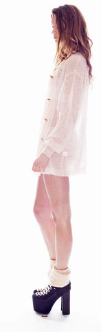 Send Me An Angel Manhattan Cardigan - Light Pink