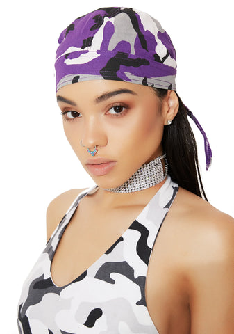 Ultra Violet Camo Headwrap