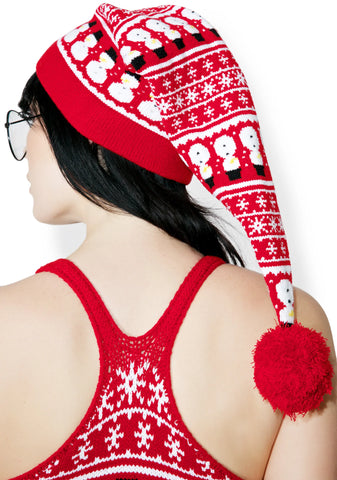 Snowman Knit Cap