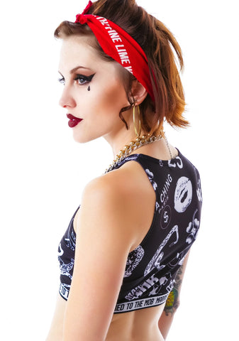 St Marks Crop Top - White