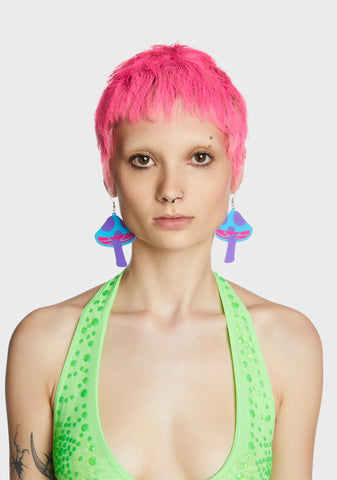Saturn Girl Drop Earrings