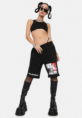 New Brutalism Stadium Shorts