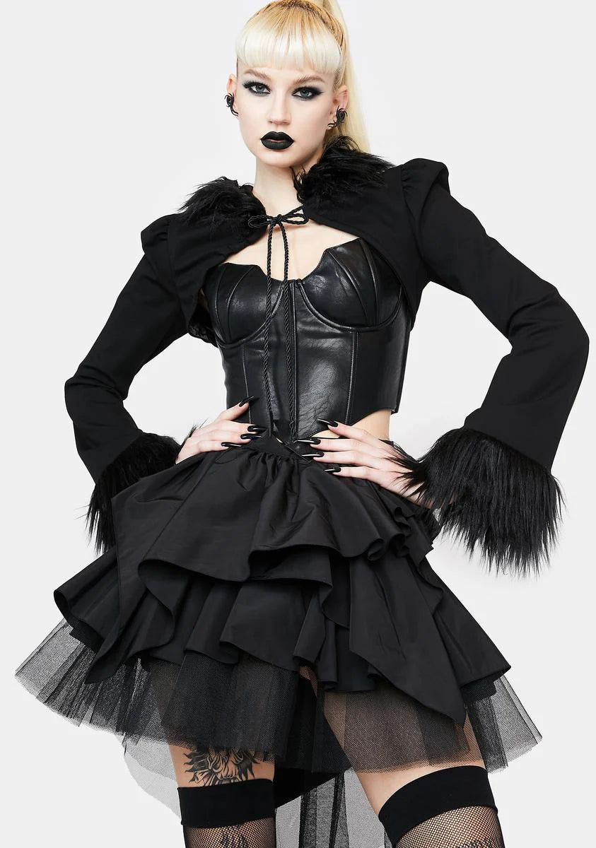 Under The Moon Shrug Top