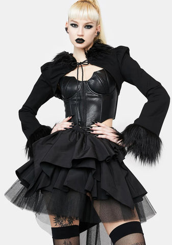 Under The Moon Shrug Top