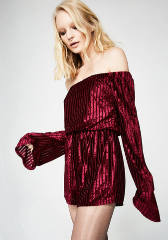 Matchmaker Velvet Romper