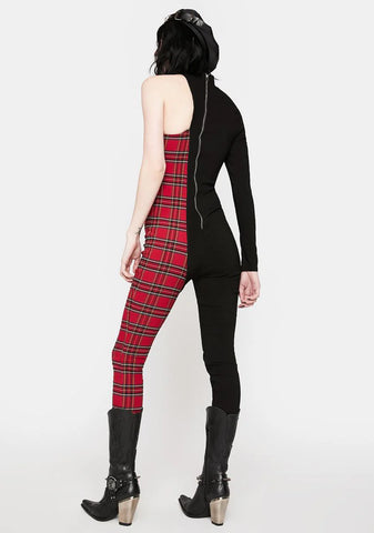 No More Chances Two-Tone Jumpsuit