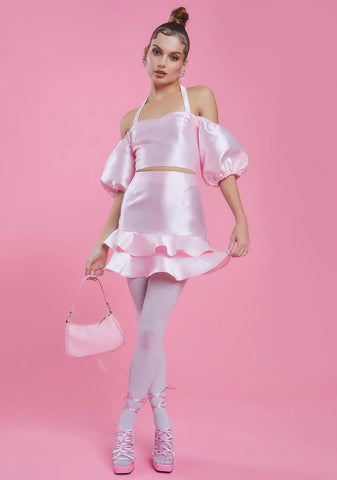 Twilight Soiree Ruffle Skirt