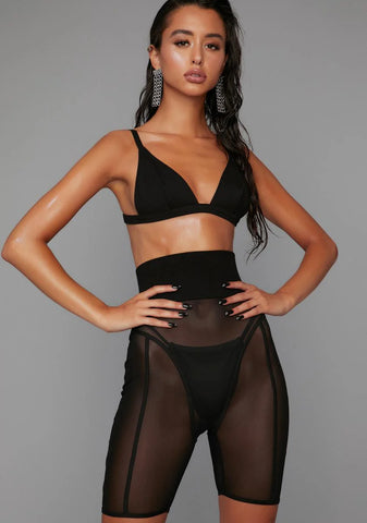 Winning Act Mesh Biker Shorts