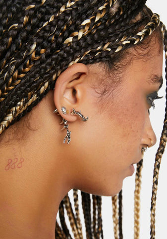 Compression Spiked Earrings