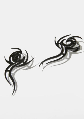 Fatal Attraction Swirl Ear Cuffs