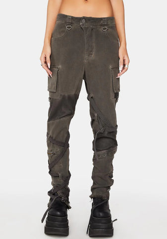 Modulation Unisex Patchwork Cargo Pants