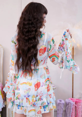 So Tenderhearted Chiffon Dress