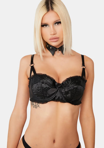 Lustful Lyrics Satin Bra