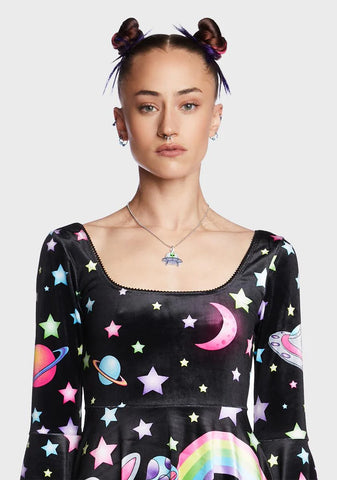 Ride My UFO Chain Necklace