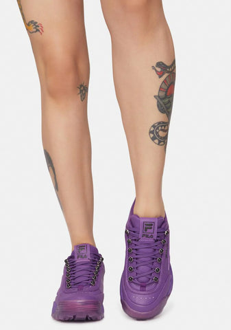Purple Disruptor Zero Pearl Sneakers