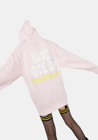 Pink Smiley Ball Gag Hoodie