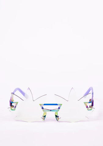 Hologram Leaf Speqz Sunglasses