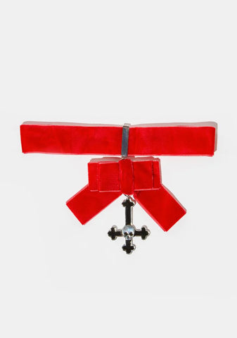 Month Of Sacrilege Velvet Choker