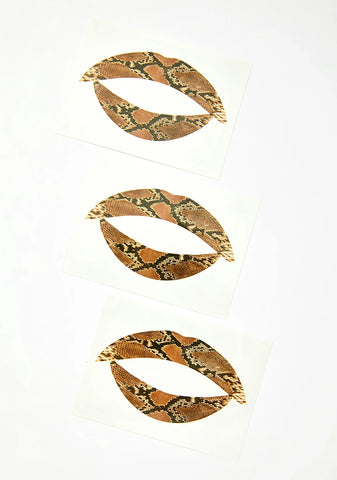 The Snake Lip Applique