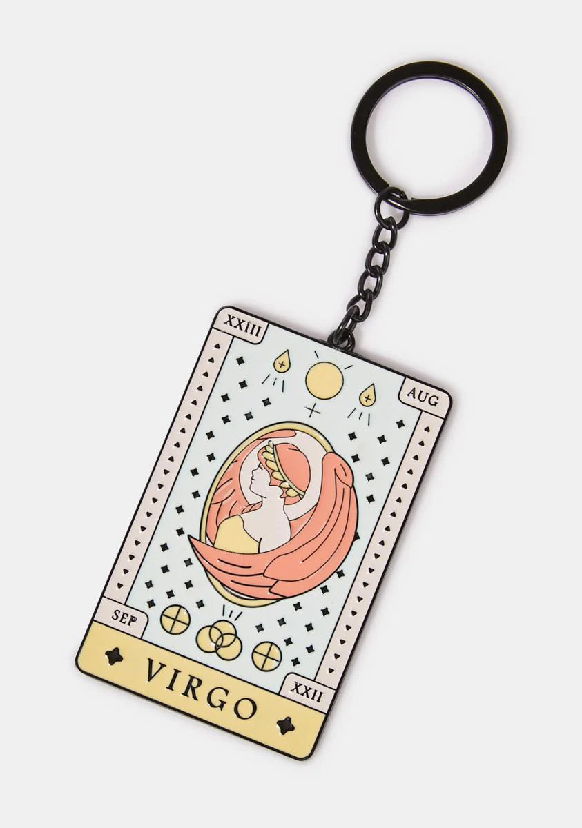 Loyal Virgo Zodiac Keychain