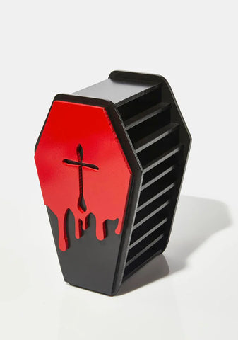 Bloody Coffin Makeup Palette Holder
