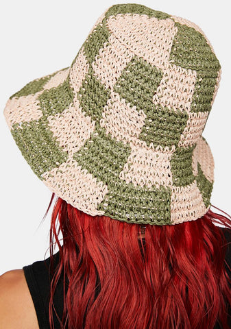 Olive Laid Back Bucket Hat